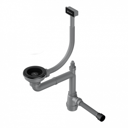 Арматура для одночашевых моек с прямоугольным переливом Omoikiri WK-1-GB