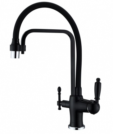 Смеситель для кухни Zorg ZR 342-6 YF black