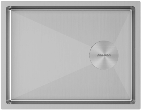 Мойка для кухни Paulmark NEXT-SLIM 54 UNI PM215442-BS нержавеющая сталь