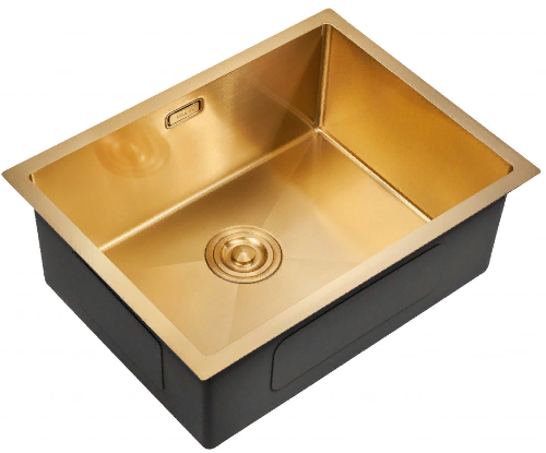 Мойка для кухни Milacio Denia 58 Steel брашированное золото