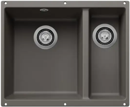 Мойка для кухни Blanco Rotan 340/160-U Silgranit вулканический серый