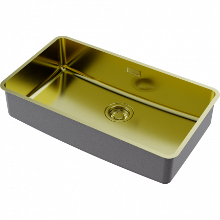 Мойка для кухни Omoikiri Omi 73-U/I Ultra LG светлое золото