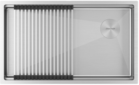 Мойка для кухни Paulmark NEXT-PRO 74 UNI PM707445-BS брашированная сталь