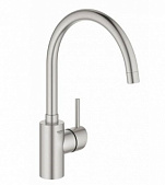 Смеситель для кухни Grohe Concetto New с высоким изливом, суперсталь (32661DC3)