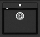 Мойка для кухни AquaSanita Quadro SQQ100 черный металлик