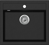 Мойка для кухни AquaSanita Quadro SQQ100 черный металлик