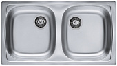 Мойка для кухни Alveus Basic 160 (Satin), слив 90 мм