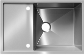 Мойка для кухни Ulgran STEEL 780x500 реверсивная, брашированная сталь