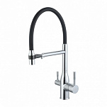 Смеситель для кухни с гибким изливом Frap F4398 хром