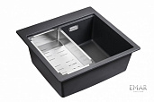 Мойка для кухни Emar EMQ-1520.Q оникс