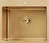 Мойка для кухни Gerhans K36050G PVD матовое золото