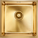 Мойка для кухни Paulmark Lassan PM304444-BG, брашированное золото, PVD