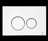 Кнопка смыва для унитаза (пластик) GROCENBERG KP3090W белый