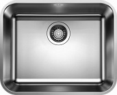 Мойка для кухни Blanco Supra 500-U полированная, клапан-автомат
