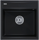 Мойка для кухни Paulmark Stepia-500 PM115051-BLM черный металлик