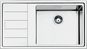 Мойка для кухни Smeg LFTG861S нерж. сталь матовая, крыло слева