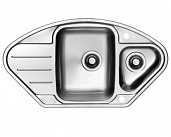 Мойка для кухни Longran Lotus LTP945.510 15ХT8P 2C полированная