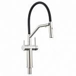 Смеситель для кухни с гибким изливом Gappo G4399-85 сатин