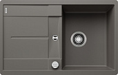 Мойка для кухни Blanco Metra 45 S-F вулканический серый, клапан-автомат