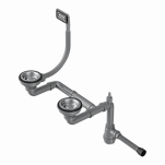 Арматура для полуторачашевых моек со скрытым переливом Omoikiri WK-1.5-UN IN