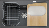 Мойка для кухни Franke Acquario ACG 610-N-A графит + аксессуары