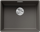 Мойка Blanco Subline 500-F вулканический серый, отводная арматура InFino®