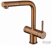 Смеситель для кухни Emar EC-7026 PVD Coppery