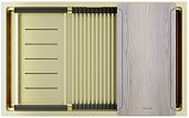 Мойка для кухни Paulmark NEXT-MULTI SINK 74 UNI PM787445-LG светлое золото