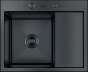 Мойка для кухни Hoffger HFG-5848 (HFG-5848B-L) черный