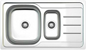 Мойка для кухни Zigmund Shtain Rechteck 860D.8 нерж. сталь лён