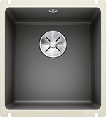 Мойка Blanco Subline 375-U керамика базальт, отводная арматура InFino®