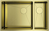 Мойка для кухни Omoikiri Taki 69-2-U/IF Side LG-L светлое золото, чаша слева