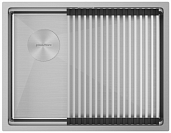 Мойка для кухни Paulmark NEXT-PRO 58-L UNI PM705845-L-BS брашированная сталь