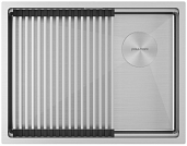 Мойка для кухни Paulmark NEXT-PRO 58 UNI PM705845-BS брашированная сталь