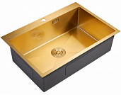 Мойка для кухни Milacio Denia 750 Steel золото