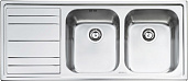 Мойка для кухни Smeg LE116S-2 матовая (крыло слева)