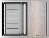 Мойка для кухни Paulmark NEXT-MULTI SINK 58 UNI PM785845-BS брашированная сталь