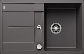 Мойка для кухни Blanco Metra 45 S-F тёмная скала, клапан-автомат