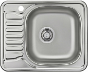 Мойка для кухни Ukinox Comfort COL580.480 -GT6K 1R, декор, чаша справа
