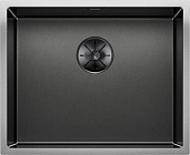 Мойка для кухни Blanco Claron 500-U Dark steel черный с отв. арм. InFino