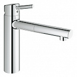 Смеситель для кухни Grohe Concetto с выдвижным изливом, хром (31129001)