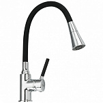 Смеситель для кухни Frap F4044 хром/черный