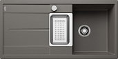 Мойка для кухни Blanco Metra 6 S вулканический серый, клапан-автомат