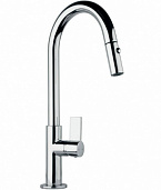 Смеситель с выдвижным изливом Paini Cox 78CR591SAKM