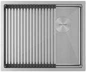 Мойка для кухни Paulmark NEXT-PRO 54 UNI, артикул PM705445-BS нержавеющая сталь