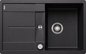 Мойка для кухни Blanco Metra 45 S-F черный, клапан-автомат