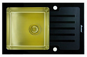 Мойка для кухни Seaman Eco Glass SMG-780B Black Gold