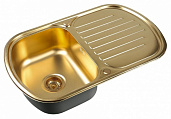 Мойка для кухни Zorg SZR-7749 PVD bronze