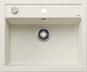 Мойка для кухни Blanco Dalago 6 мягкий белый, клапан-автомат