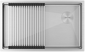 Мойка для кухни Paulmark NEXT-PRO 74 UNI PM707445-BS брашированная сталь